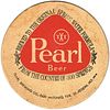 1971 Pearl Lager Beer 4 1/4 inch coaster TX-PEA-6