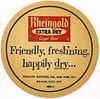 1957 Rheingold Lager Beer 3 3/4 inch coaster NY-LIEB-48
