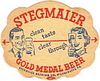 1951 Stegmaier Gold Medal Beer 4 1/4 inch coaster PA-STEG-19
