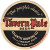 1940 Tavern Pale Beer 4 1/4 inch coaster IL-ATL-2