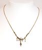 A Victorian diamond set necklace,