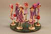 Whimsical 'Days of the Week' Figural Carousel