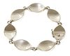 A sterling silver bracelet, by Georg Jensen,