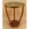 Antique Middle Eastern Inlaid Side Table