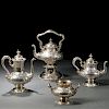 Four-piece Bailey, Banks & Biddle Sterling Silver Tea and Coffee Service