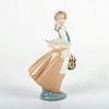 Nao By Lladro Porcelain Figurine, Girl With Basket