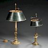Two French Bronze Lamps