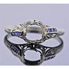 Art Deco Platinum Diamond Ring Mounting