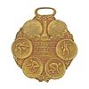 Lambert Art Nouveau 1913 Sunday World Field Medal Pendant