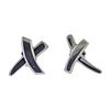 Tiffany &amp; Co Picasso Silver X Stud Earrings