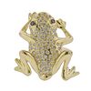 18K Gold Diamond Frog Ring