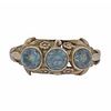 Antique 14k Gold Blue Spinel Ring