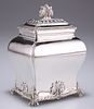 A VICTORIAN SILVER TEA CADDY, by Langley Archer West, London 1898, in Georg