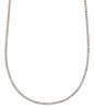 A DIAMOND LINE NECKLACE, round brilliant-cut diamonds in claw settings as a