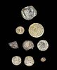 9 Medieval to Renaissance Europe & India Silver Coins