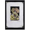 ALBERTO GIRONELLA, Sor Juana, Signed and dated México 87, Aquatint and etching 45/50, 22.4 x 14.9" (57 x 38 cm) | ALBERTO GIRONELLA, Sor Juana, Firmad