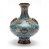Japanese Cloisonne Vase with Rings 