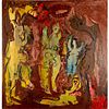 Adolf Benca (American b. 1959) Oil on Canvas, Fleeting Angels