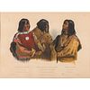 Triple Portrait, Two Blackfoot Chiefs And A Koutani Indian