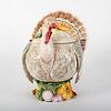 Fitz and Floyd Turkey Pottery Tureen with Cover