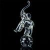 Licio Zanetti Signed Murano Glass Figurine, Circus Elephant