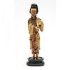 Chinese Stained Ivory Figure  