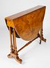 Antique Sutherland Burlwood Inlaid Table