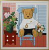 Maggie Meredith Oil on Canvas "Teddie Bear"