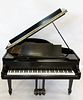 1936 Steinway & Sons Black Lacquer Baby Grand Piano