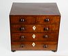 Miniature Salesman's Sample Chest of Drawers, 19th Century