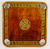 Carrom-Archarena Co. Game Board, circa 1900
