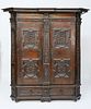 18th Century Continental Carved Cupboard