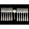 S. Kirk & Son "Repousse" Coin Silver Flatware 