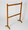 Contemporary Tiger Maple Quilt Rack