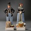 Pair of Royal Copenhagen Porcelain Figures