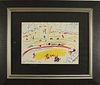 PABLO PICASSO ABSTRACT ORIGINAL OFFSET LITHOGRAPH
