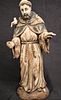 ST. FRANCIS WOOD CARVED SANTO
