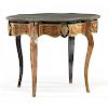 French Boulle Parlour Table 