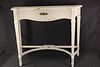 VINTAGE COUNTRY FRENCH PAINTED CONSOLE TABLE