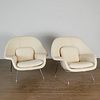 Eero Saarinen for Knoll, pair "Womb" chairs