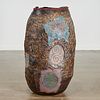 Mary Lindheim (attrib), massive studio vase