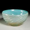 Seguso Murano glass bowl