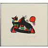 Joan Miro (after), lithograph in colors, 1978