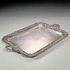 Hamilton & Diesinger repousse sterling silver tray