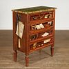Italian trompe l'oeil painted chest of drawers