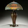 Jefferson reverse painted scenic table lamp
