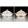 Chinese Export armorial tureens & stands