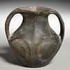 Early Chinese gray earthenware amphora