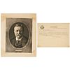 Theodore Roosevelt, typed letter, signed