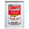 ANDY WARHOL. II. 59: Campbell's Soup II, Oyster Stew. Con sello en la parte posterior. Serigrafía sin número de tiraje.